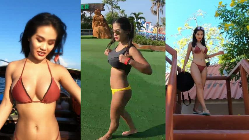 asian boobs slow motion thai tits gif
