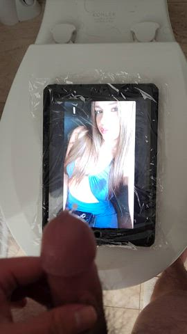 cumshot pretty tribute gif