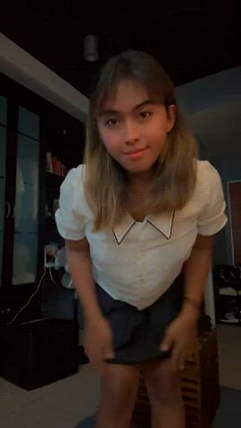 asian cute solo gif