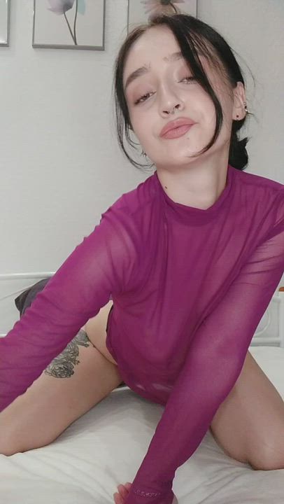 Clothed Girls Natural Tits gif