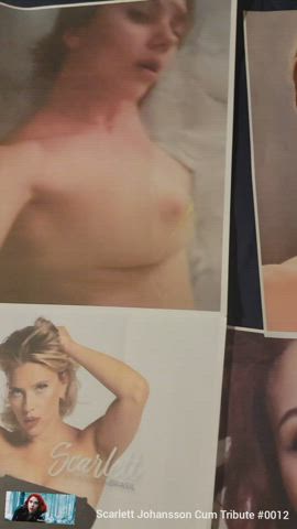 cumshot fleshlight scarlett johansson tribbing tribute gif