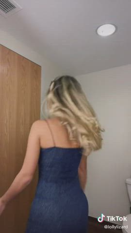 Ass Blonde TikTok gif