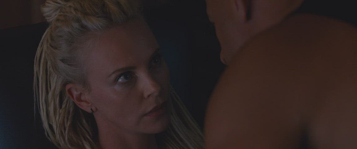 celebrity charlize theron femdom gif