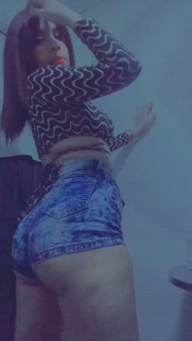 ass latina teen twerking gif