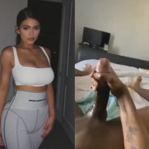 bbc babecock big ass big dick cumshot kylie jenner gif