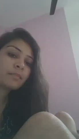 desi fingering hairy pussy hindi indian pussy lips rubbing selfie gif