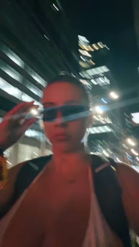 big tits blonde cleavage jiggle jiggling non-nude tiktok tits tik-tok gif