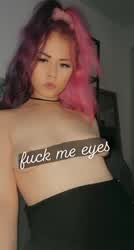 Only react if you would really fuck me
