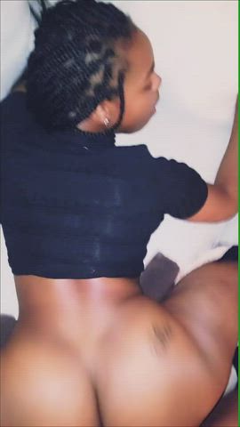 amateur ass ass clapping back arched big ass ebony jiggling rough thick gif