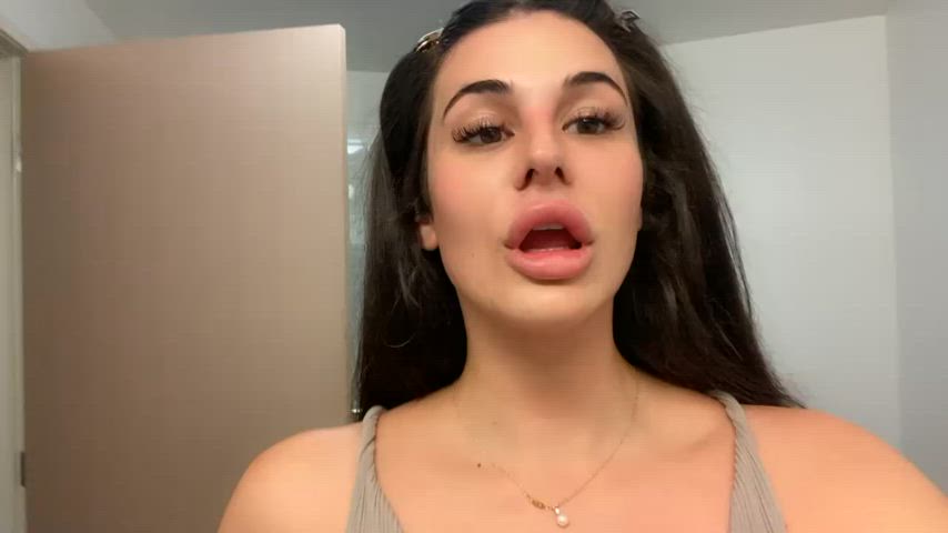 big dick blowjob gagging gay trans woman gif