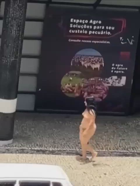 brazilian chubby public gif