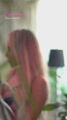dominatrix domme kinky leather tiktok tits gif