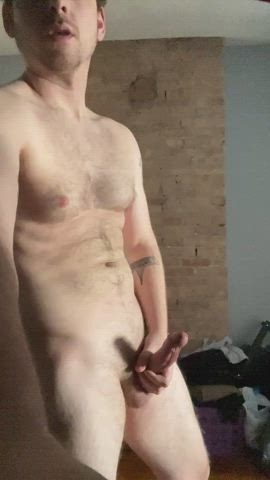 bwc big dick cock masturbating muscles gif