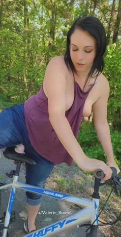 Wanna watch me ride my bike in the park? [f]