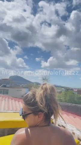 Bikini Twerking Futanari Exhibitionist gif