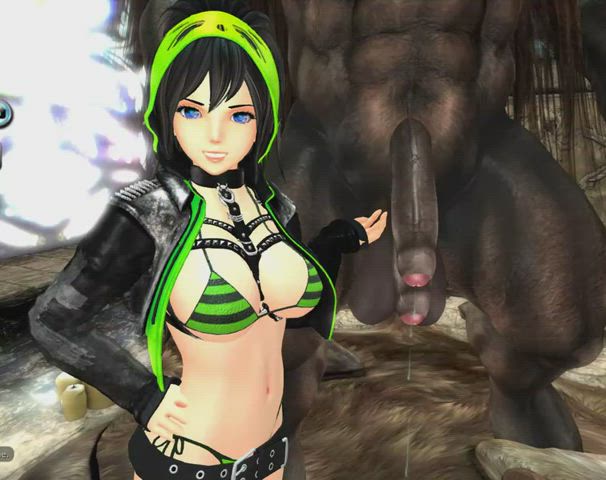 3d anime hentai monster cock gif