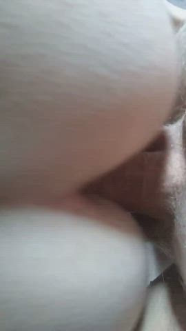 Amateur Bareback MILF Wife gif