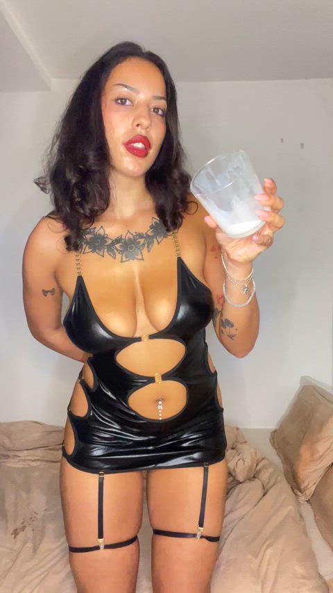 cum cum eating instructions cumslut gif