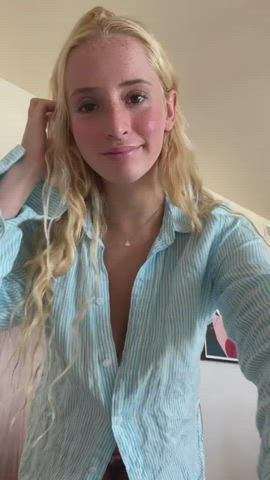 blonde bouncing tits vertical gif