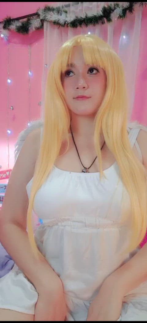 anime big tits boobs cosplay cute hentai kawaii girl streamate stripchat tits gif