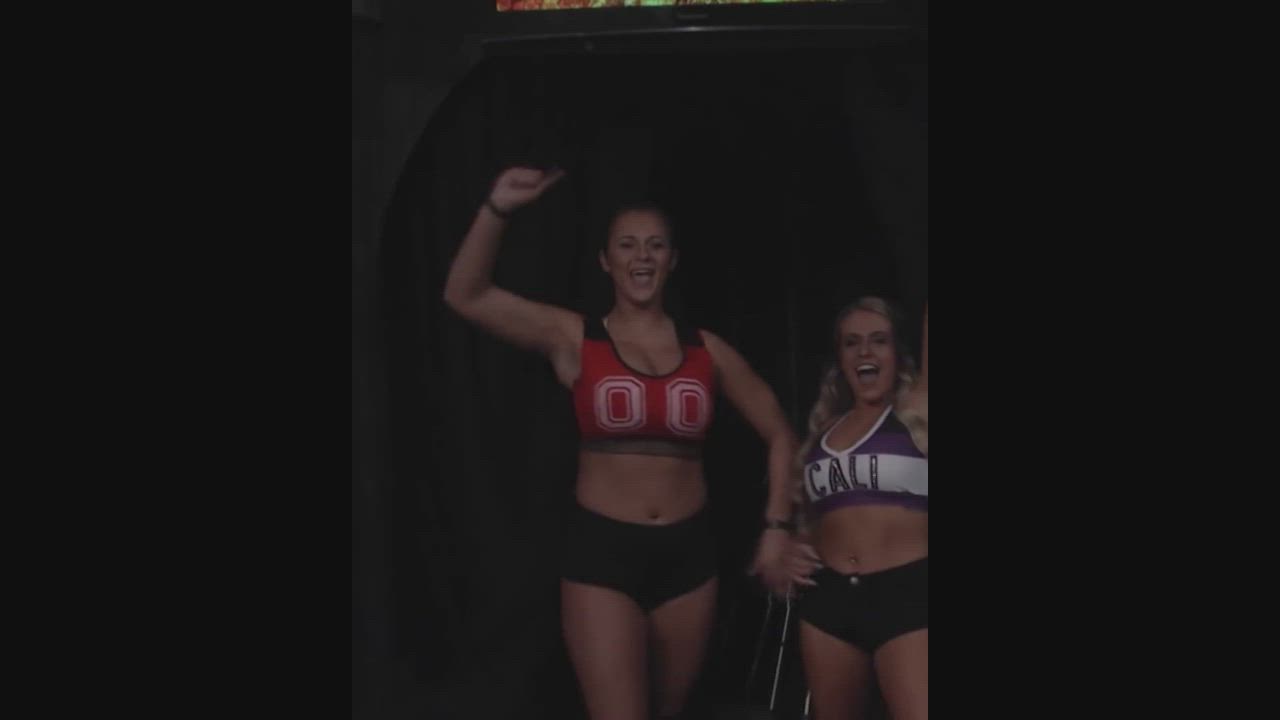 Boobs Celebrity Wrestling gif