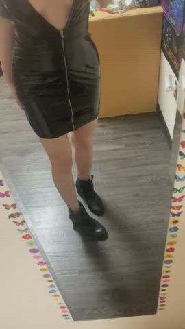 Found an old latex dress :)