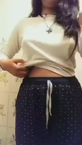 desi selfie striptease gif