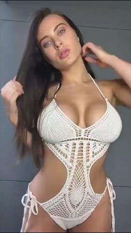 Big Tits Blue Eyes Eye Contact Lana Rhoades gif