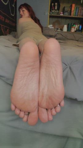 ?You like the way I rub my feet on your face don't you?