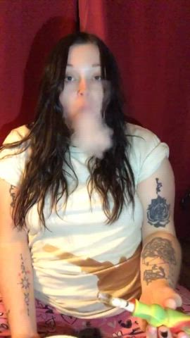 Babe Cute Smoking gif