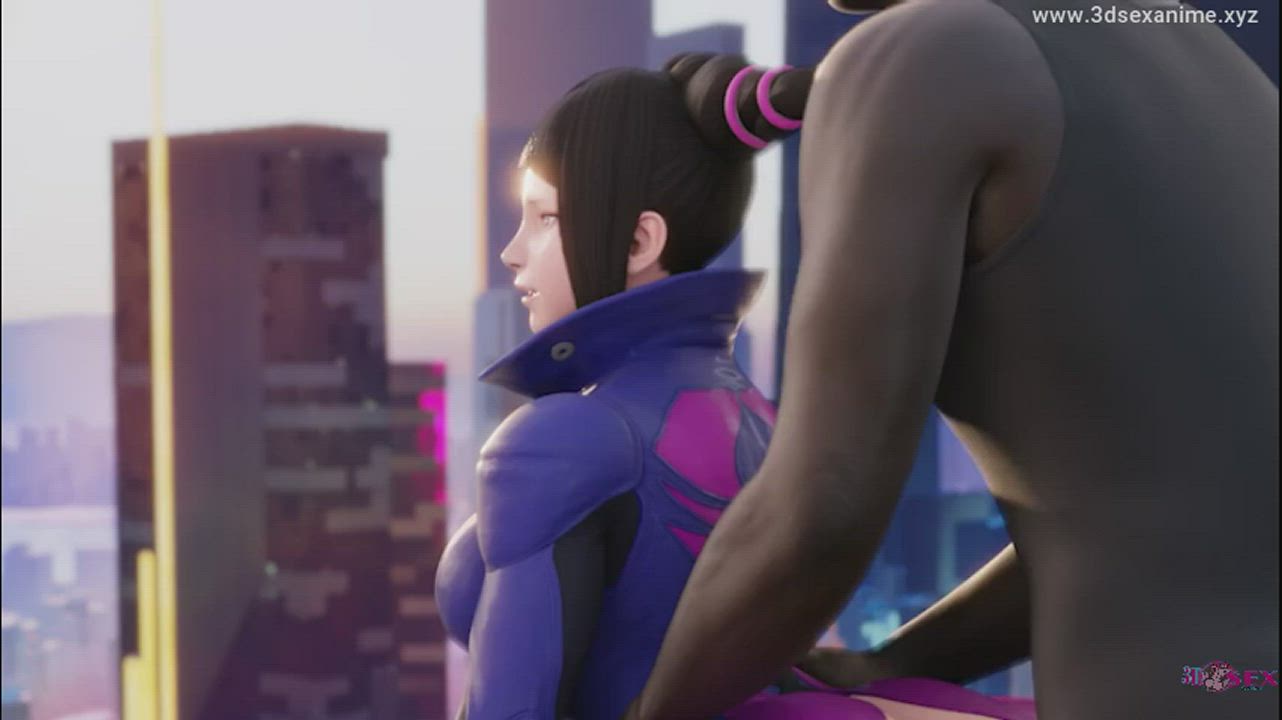 Juri VS bbc outside(denisem)[street fighter]