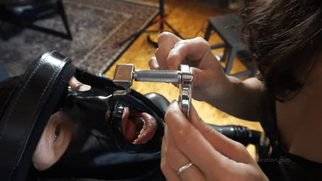 bdsm fetish gag gif