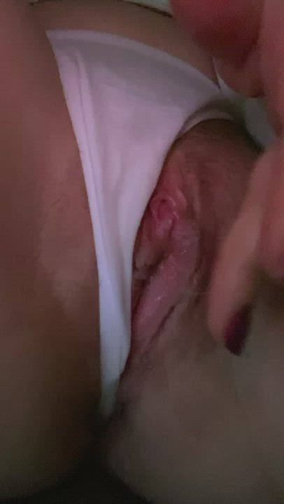 Fingering Grool Panties Wet Wet Pussy gif
