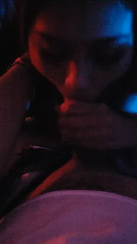 Polishing me off how she loves to