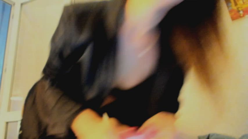 camgirl ellie leen tease gif