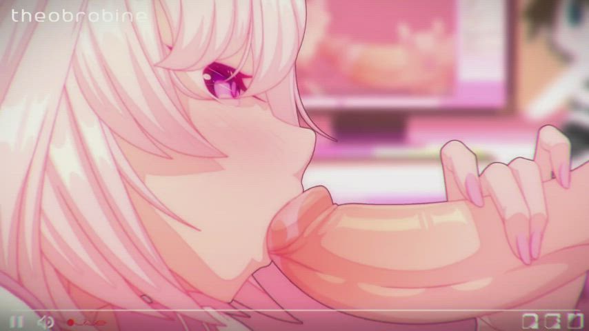 Big Dick Blowjob Creampie gif