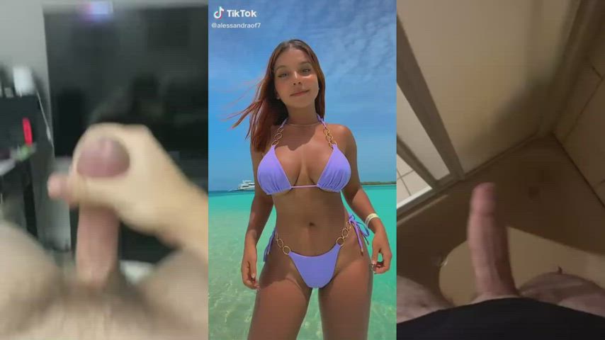 babecock big ass cumshot latina tiktok gif