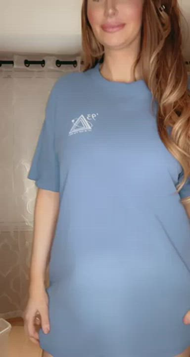 [oc] 34DDD titty drop on my 6 foot tall frame