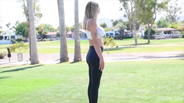 Gabbie back hand stand