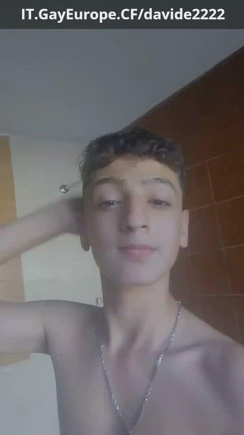 big dick italian jerk off teen gif