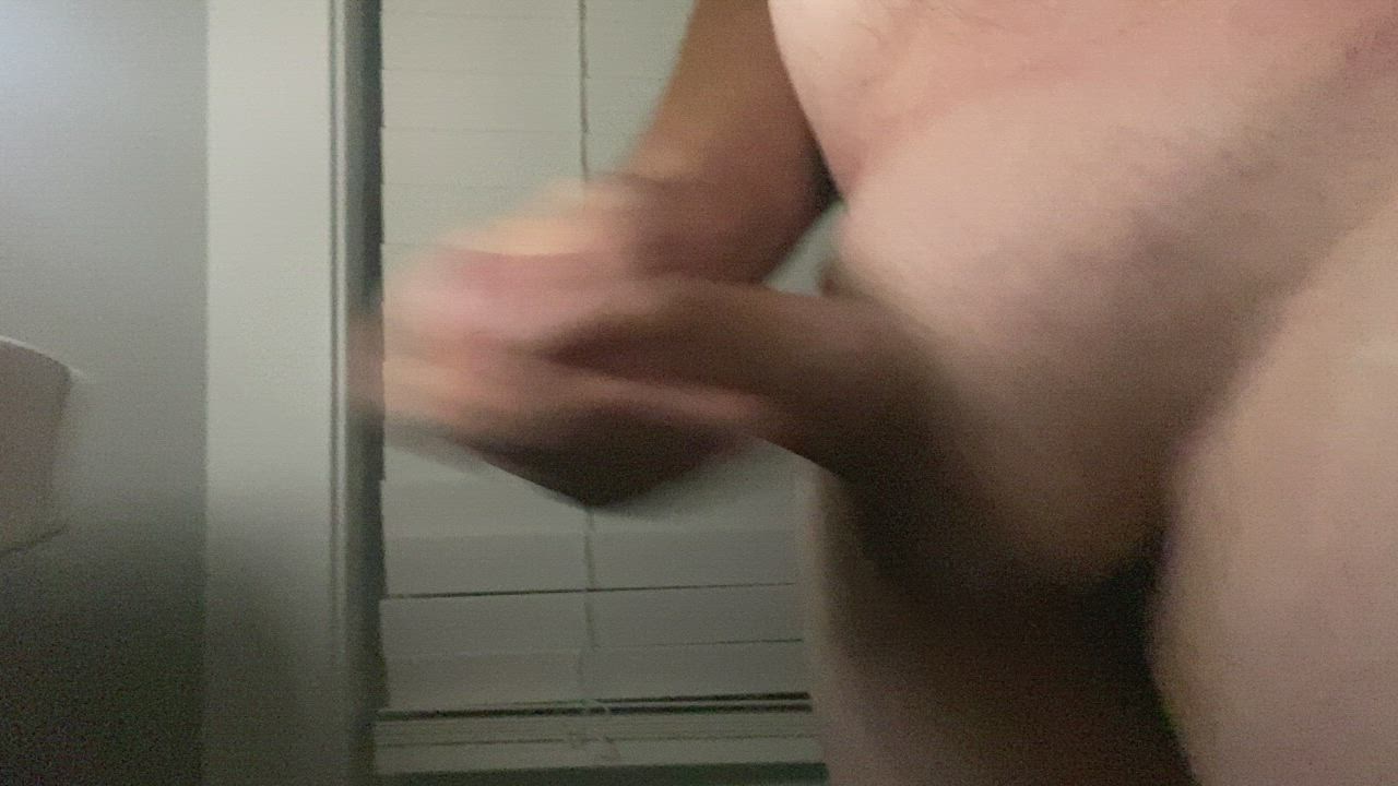 Chubby Cum Dad Dripping Thick Cock gif