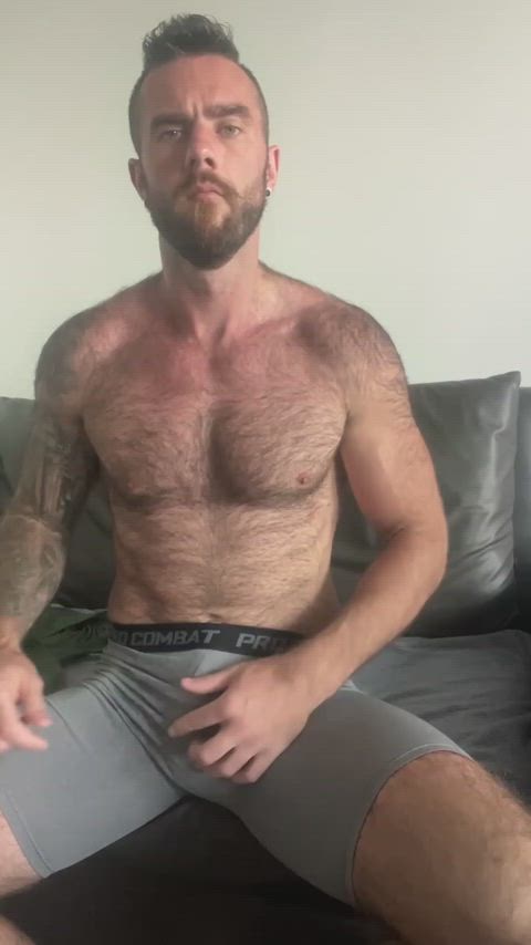 What is the first thing you say if you see this?, I think a hairy top of mine deserves