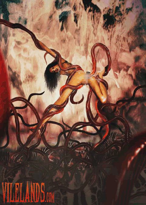 Babe Fucked By Slippery Tentacles (VileLands)