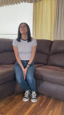 Asian Casting Couch Doggystyle MILF Mom Oral Petite Real Couple Sex gif