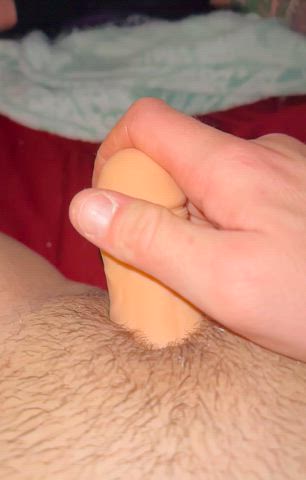 Slomo jerk off w favorite stroker
