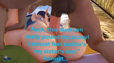3d aunt big ass big dick caption creampie hentai taboo gif