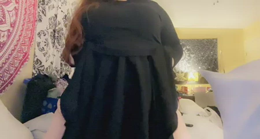 BBW Boobs Curvy Goth Striptease Thick Titty Drop gif
