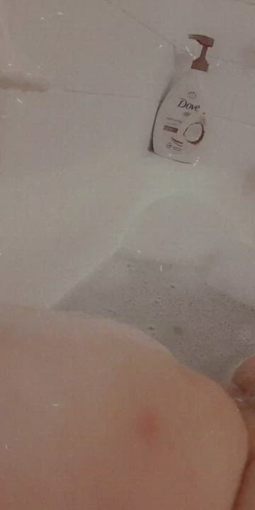 Pussy Spread Shower Trans gif