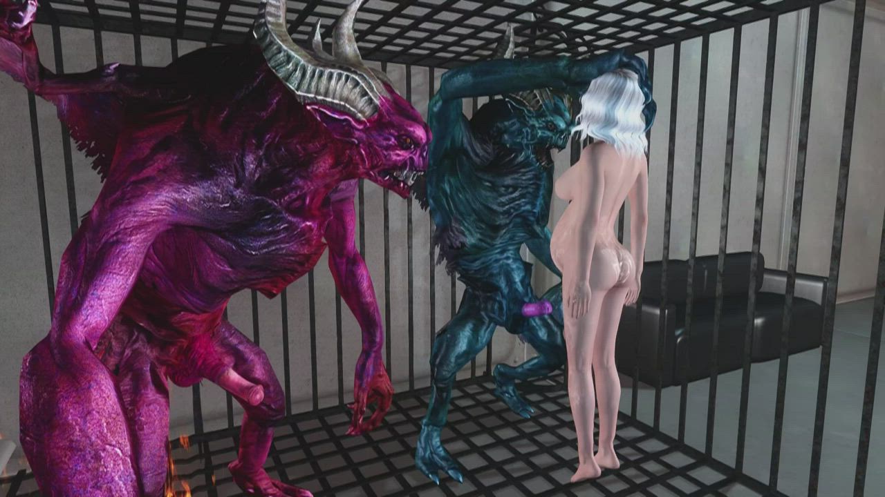 [M/M/F] Double-teamed by forces infernal - hell sex part3 (Palefire34)