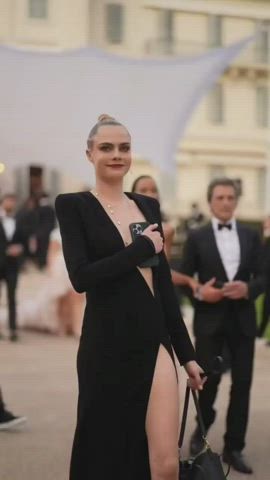 Boobs Cara Delevingne Dress gif